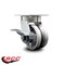 Service Caster 4 Inch Kingpinless V Groove Semi Steel Wheel Swivel Caster with Brake SCC SCC-KP30S420-VGR-SLB - alternate 2